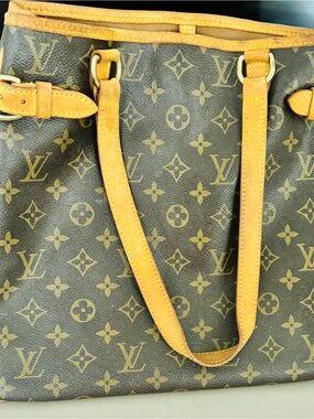 Authentic Louis Vuitton Monogram Batignolles Tote Shoulder Bag